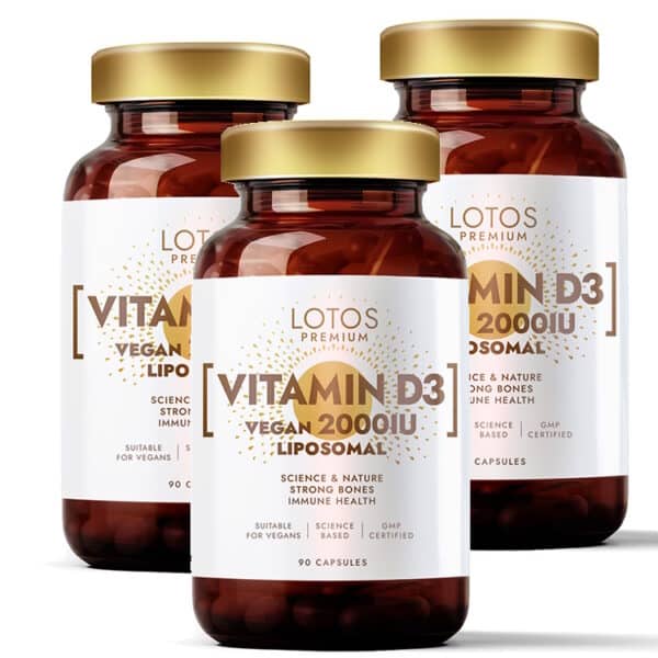 2+1 Liposomālais D3 vitamīns vegāniem 2000IU N90